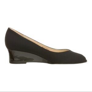 Bruno Magli Women's Nisako Wedge Heels Shoes Black New 6.5